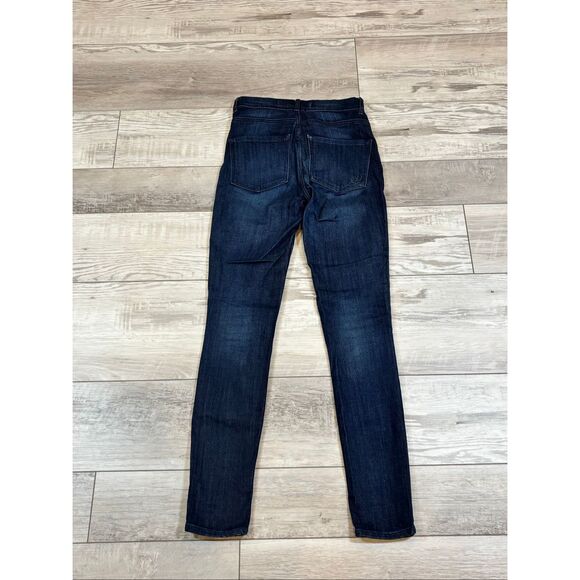Express legging high-rise dark denim jeans size 0R - Picture 4 of 11